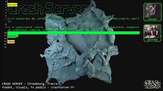 Famous TOPLAP - Equinox 16 - Live Streaming - livecoding - CrashServer Wealth
