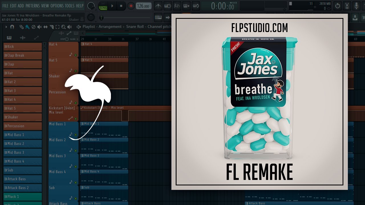Jax Jones ft Ina Wroldsen - Breathe Fl Studio Remake (Dance)