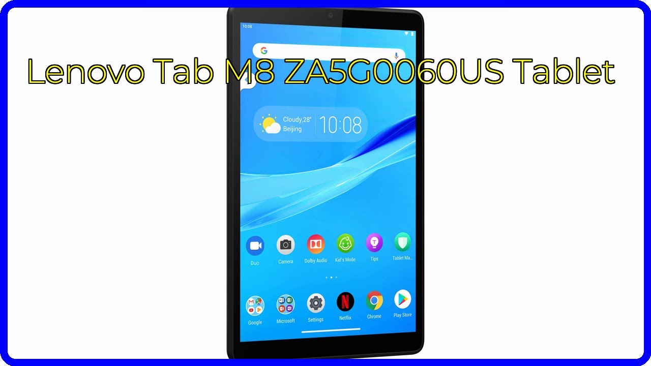 REVIEW (2026): Lenovo Tab M8 ZA5G0060US Tablet. First Look. - YouTube