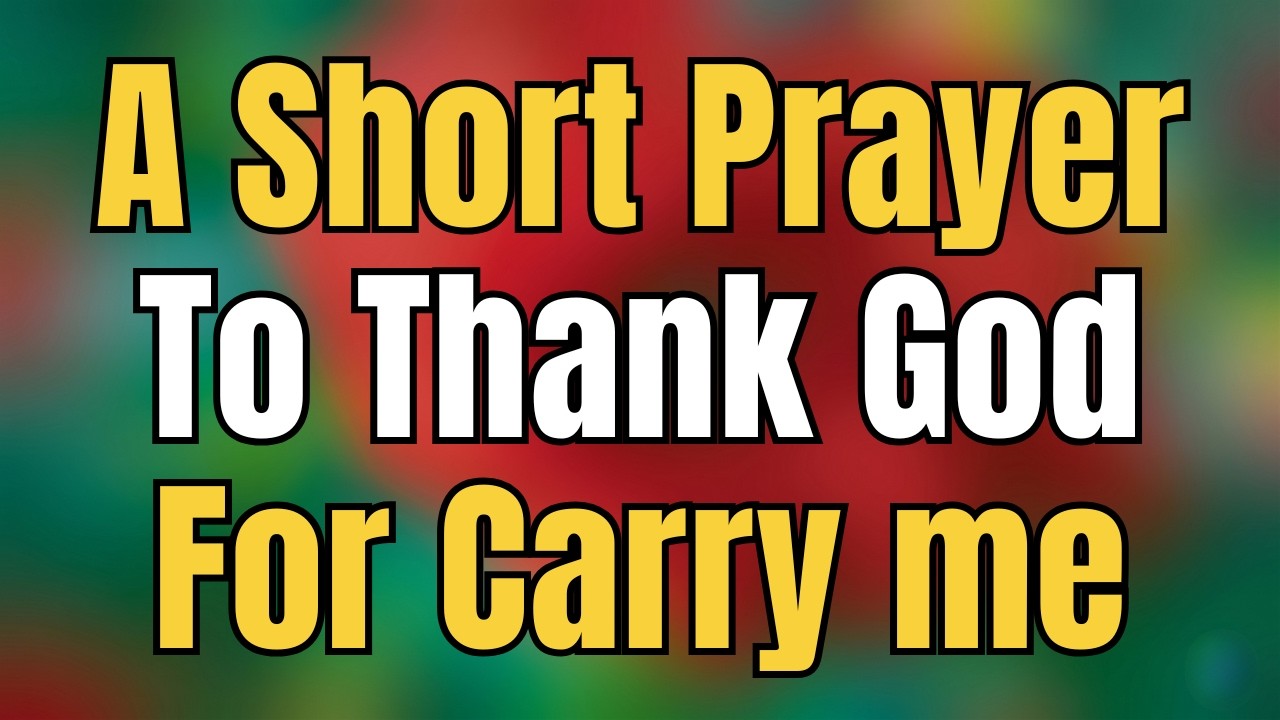 If Life Feels Too Heavy, Let God Carry Your Burden Today | Morning ...