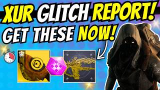 XUR Has A Rare GLITCH Report! (Get 1000 Voices & Catalyst SOLO) + New Destiny 2 & Destiny 3 News!