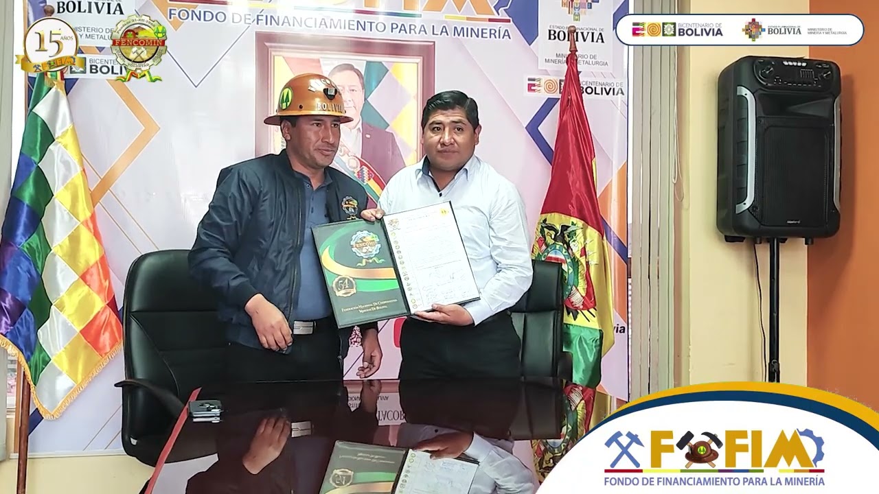 FENCOMIN RECONOCE EL COMPROMISO DE FOFIM CON LA MINERÍA COOPERATIVA ⛏️💪