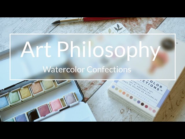 Art Philosophy Watercolor Confections Unboxing, Paint Test
