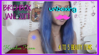 JANUARY BiRCHBOX | UNBOXiNG | 2017