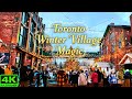 【4K】Toronto Distillery Winter Village 2025 | Christmas Market Walk &amp; Iconic Holiday Tree (Dec 2025)