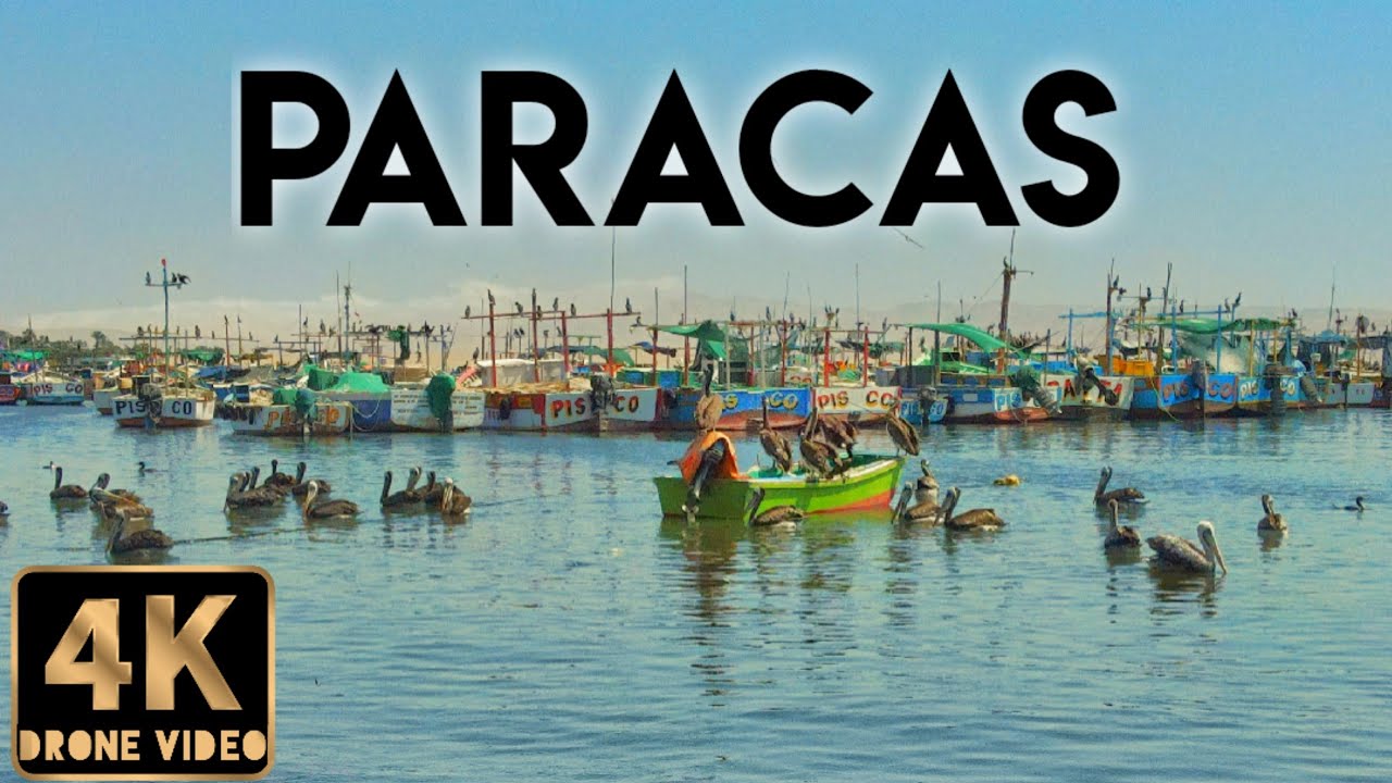 Paracas, Peru 4k Drone