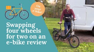 Folding e-bike test - less peddling and easier to store!