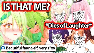 All HoloEN Dies of Laughter at Their Fauna Drawing Hololive