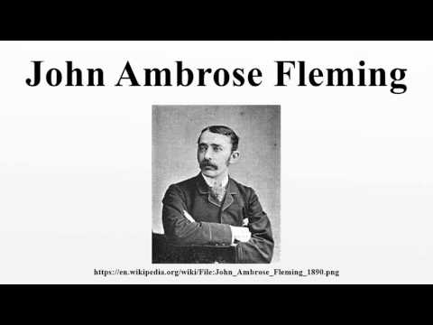 John Ambrose Fleming - Alchetron, The Free Social Encyclopedia