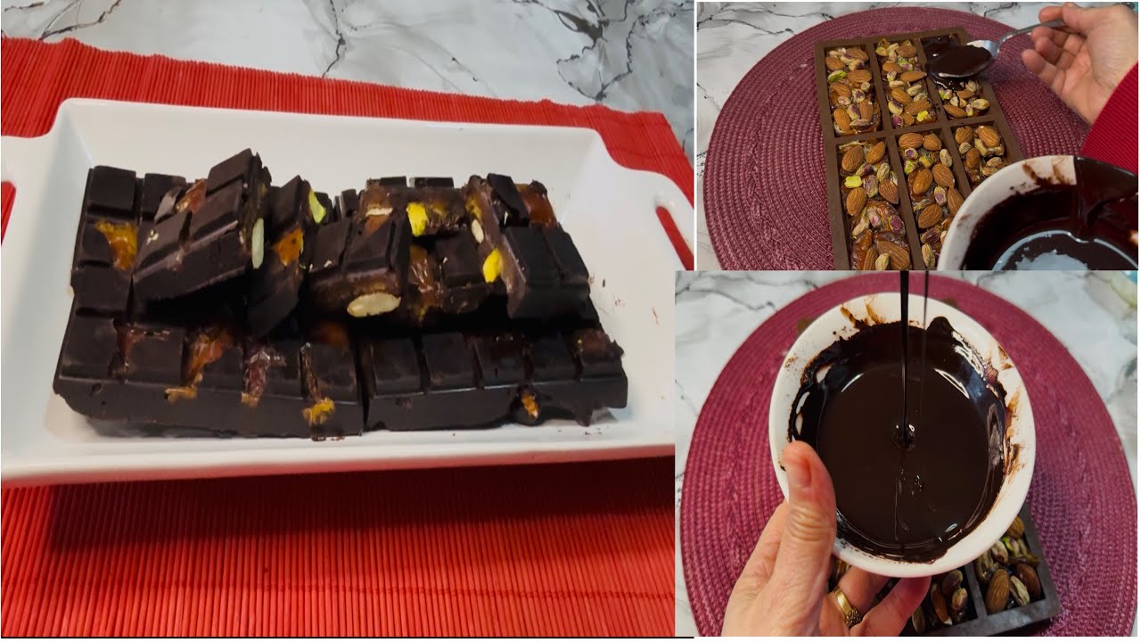 شوكولاتة  صحية فخمة في ٥ دقائق بطعم ونكهة رائعة وتلائم المناسبات 