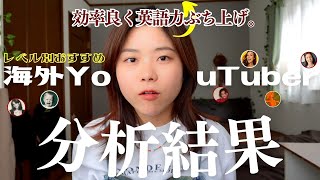 【英語力爆上げたいあなた】が今見るべき海外YouTuber❗️🧚🏻‍♀️⌇レベル別