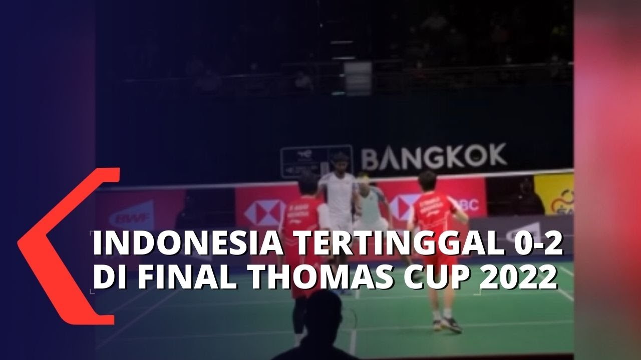 Final Thomas Cup 2022, Indonesia Sementara Tertinggal 0-2 dari India