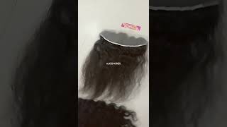 24&quot;  Natural Curly Weft Hair 3 Packs &amp; 4&quot; x 13&quot; Lace  24&quot; Frontals $ 630