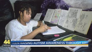 Local Teen Raising Autism Awareness Through Art