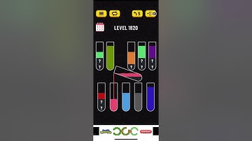 Water Sort Puzzle level 1820