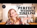 The perfect wedding timeline  giveaway