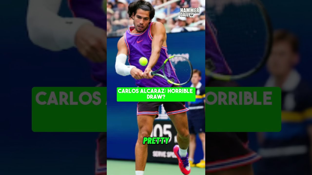 Carlos Alcaraz: The Hardest Draw? #USOpen #Alcaraz