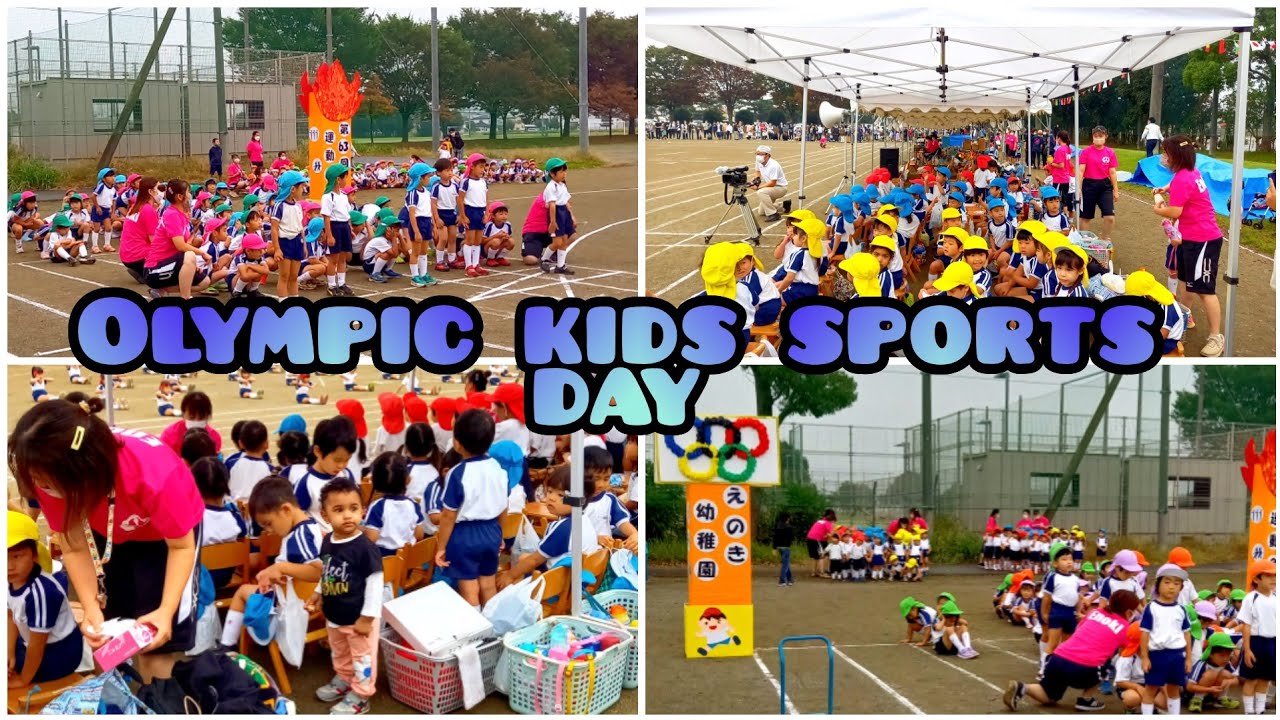 Japan Olympic sports day part 1 🏈⚽️ sports day japan school YouTube
