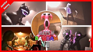 Garten of Banban 7  All Boss Fights & Ending