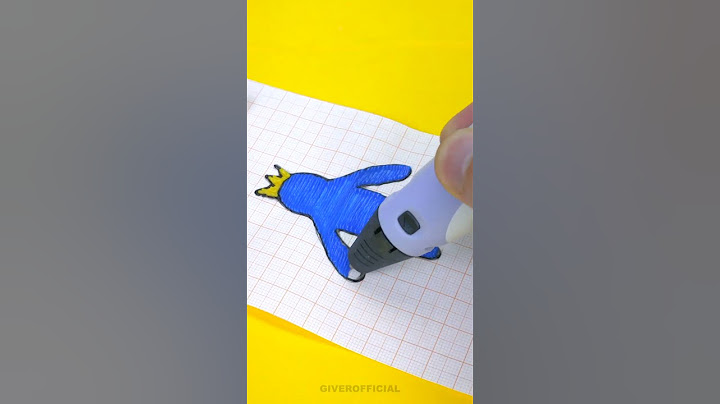 How to draw a Blue 3D pen Roblox #shorts