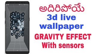 3d | Gravity Live Wallpaper | Android 3D Screen Saver | 3d Effect Live Wallpaper | by Tech brahma screenshot 5