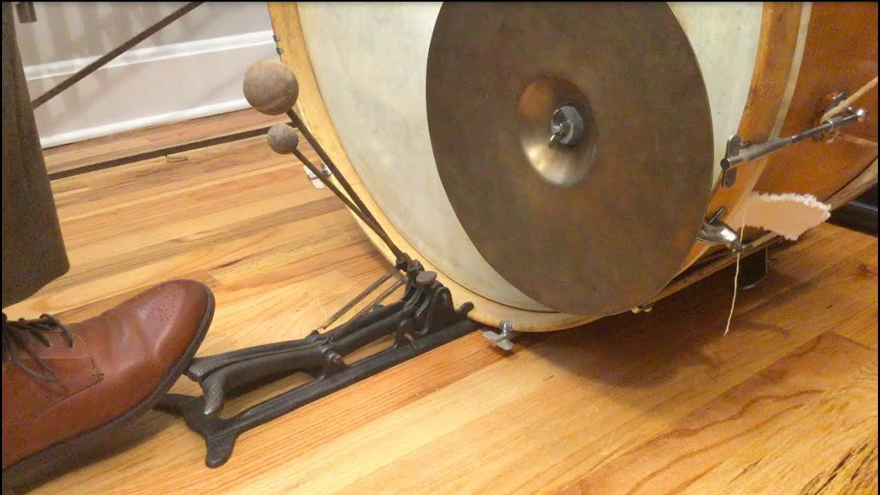 The 1904 Lent Double Action Bass Drum Pedal YouTube