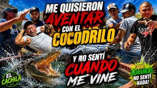 MEQUISIERON ECHAR CON EL COCODRILO  Y NO SUPE NI CUANDO ME ISE