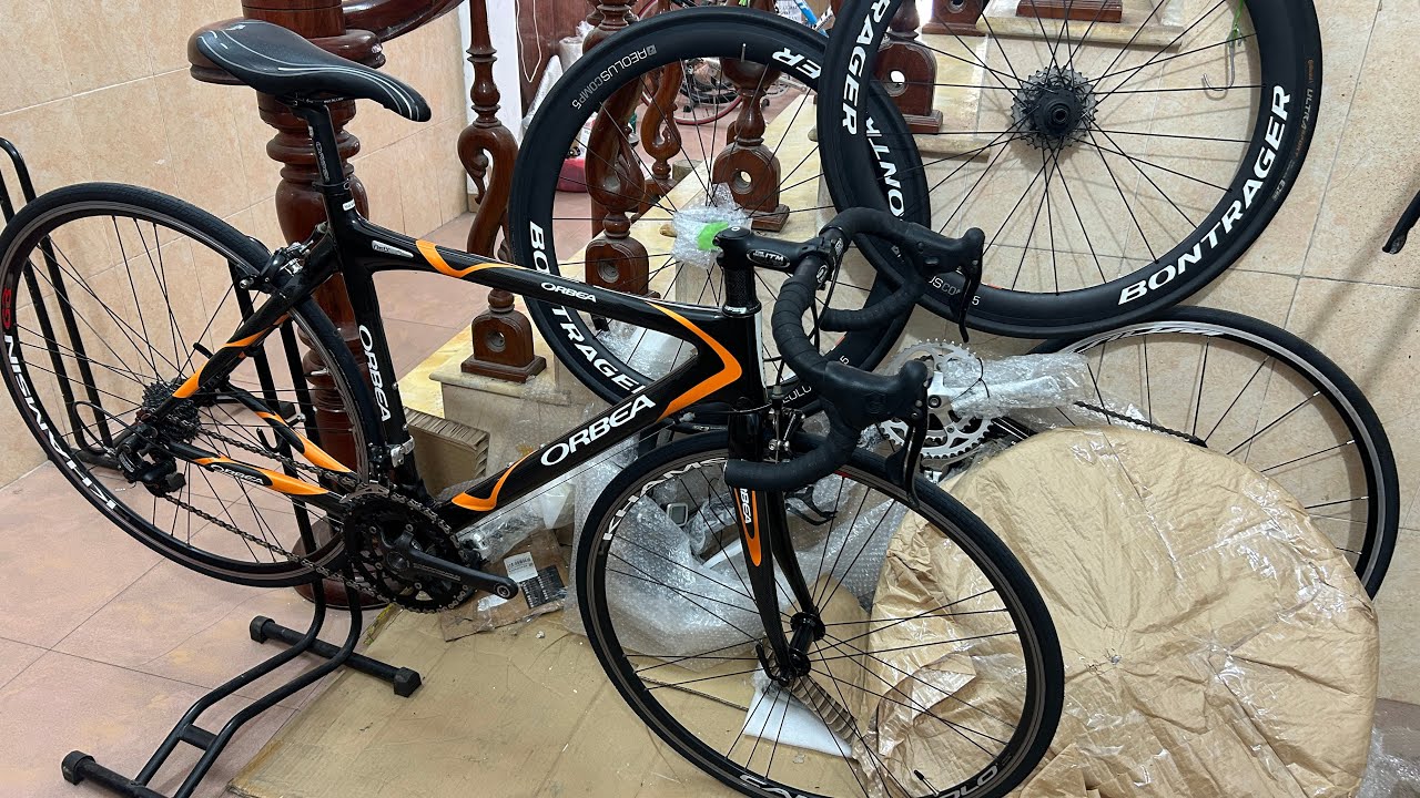 (đã bán) xe carbon Orbea châu âu mới về, bánh vision team 30. lh 0377.601.559