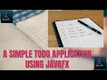 🎬 JavaFX To-Do List Tutorial: Build Your First Desktop App 🚀