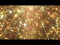 Shimmering Celestial Shower Of Golden Stars And Glowing Particle Rain 4K Background VJ Video Effect 