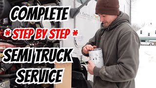 Complete Truck Service(Change Oil/Filter/Air Dryer Cartridge, Grease, Check Axle/Transmission Fluid)