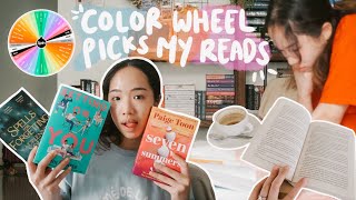 color wheel picks the books i read for a week! *spoiler-free reading vlog*