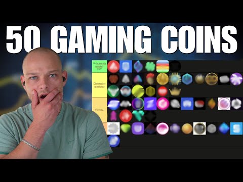Ranking The 50 BEST Crypto Gaming Coins To Buy For The 2025 Crypto Bullmarket