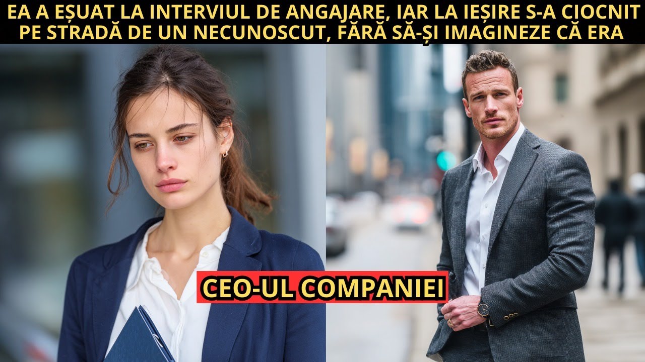 Ea a eșuat la interviu și la ieșire s-a ciocnit de un străin fără să știe că era CEO-ul firmei mari