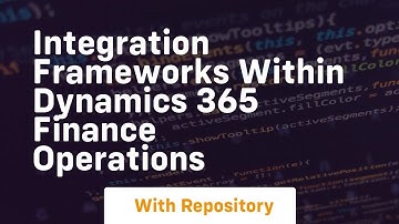 integration frameworks within dynamics 365 finance operations