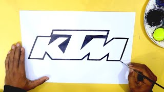 How To Draw The Ktm Logo