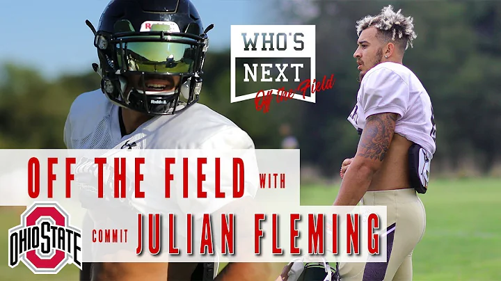 Off the Field with no. 1 receiver Julian Fleming!