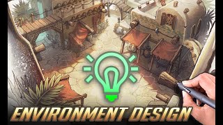 Environment concept art - What I think about when designing a location.