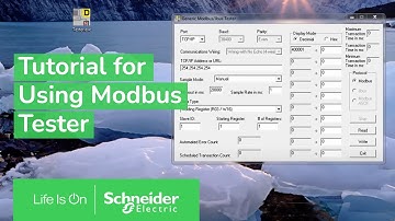 Using Modbus Tester to Diagnose Communications or Verify Values | Schneider Electric Support