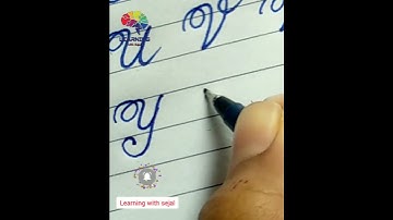 Guess the song❓ | How to write ABCD in cursive writing | Handwriting #shorts #ytshorts #youtube