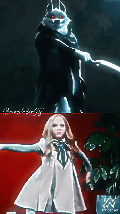 M3gan and Death Wolf dance #nwstudio98 #m3gan #meganmovie #deathwolf #pussinboots2pelicula