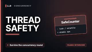 Concurrency & Thread Safety in Java — Interview Crash Course