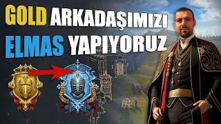 Age of Empires IV GOLD Arkadaşımıza Elmas Eğitimi 3v3  ASKERİ OKUL | AoE4