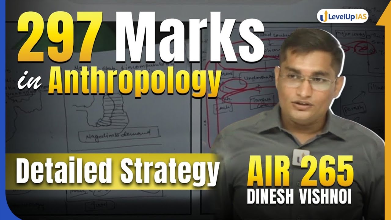 How I Scored 297 in Anthropology? | AIR 265 Dinesh Vishnoi Optional Strategy | UPSC CSE 2026