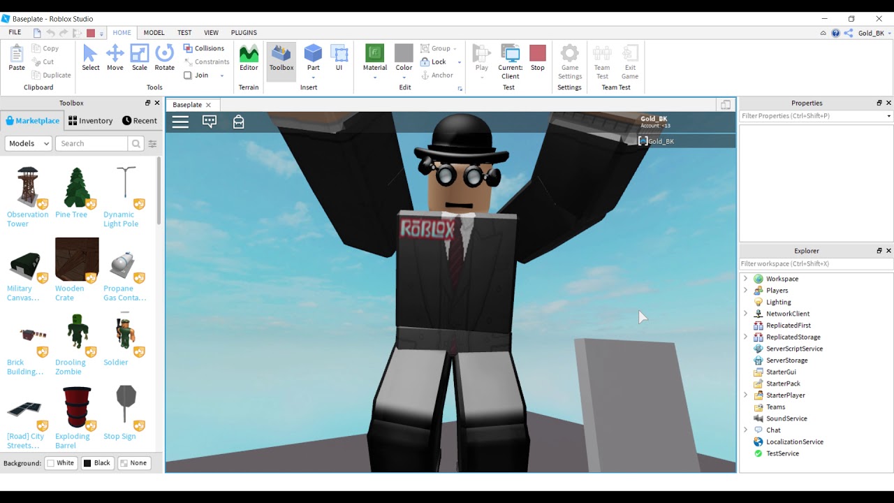 Roblox Studio Models - torso mesh brick roblox