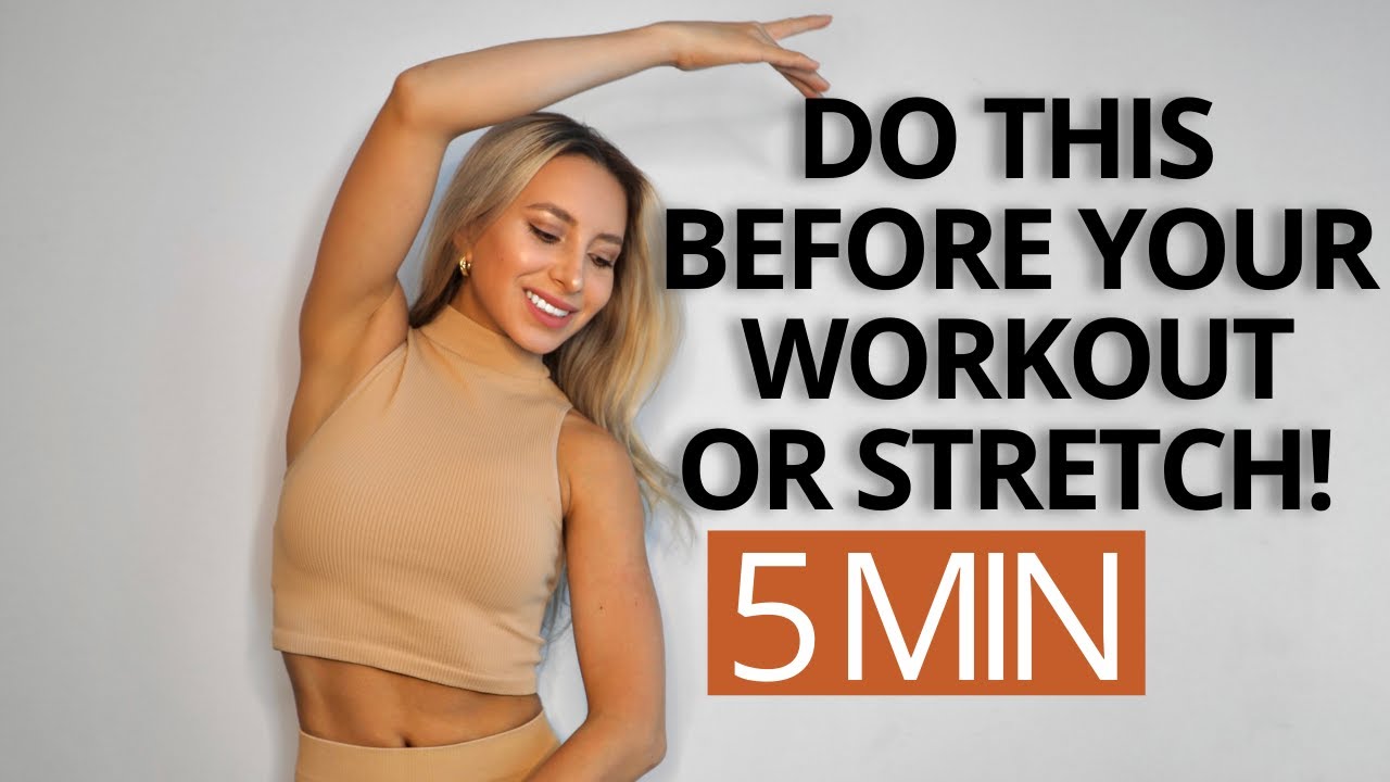5 MIN WARM UP ACTIVE STRETCH | Do This Before Your Workout or ...