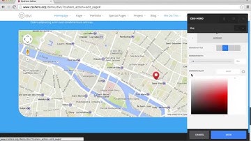 Modify the Map Style in WordPress Divi 2.0 Theme.