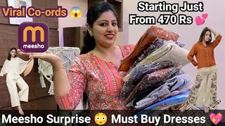 Meesho Co-ord Set Haul 2026 😍 | Trendy Girls & Women Co-ords Under ₹1000 | Honest Review & Try On