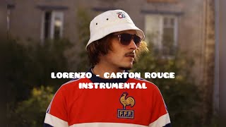 Lorenzo  - CARTON ROUGE (Instrumental)