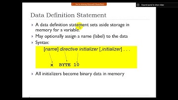 Lecture No 5, Microprocessors Spring 2022